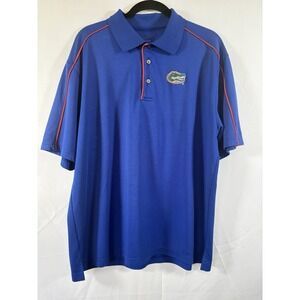PGA tour polo shirt size XL florida gators 1/4 button pullover mesh embroidered